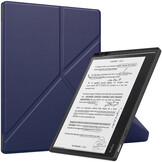 Kobo Elipsa 2E hoes (10 inch) Origami sleepcover - Donkerblauw