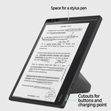 Kobo Elipsa 2E hoes (10 inch) Origami sleepcover - Grijs