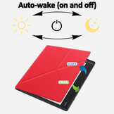 Kobo Elipsa 2E hoes (10 inch) Origami sleepcover - Rood