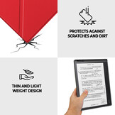 Kobo Elipsa 2E hoes (10 inch) Origami sleepcover - Rood