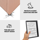 Kobo Elipsa 2E hoes (10 inch) Origami sleepcover - Rose Goud