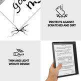 Kobo Elipsa 2E hoes (10 inch) Origami sleepcover - Lazy Cat