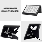 Kobo Elipsa 2E hoes (10 inch) Origami sleepcover - Don't Touch