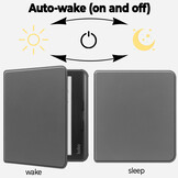 Kobo Libra Colour hoes (7 inch) Sleepcover - Grijs