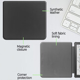 Kobo Libra Colour hoes (7 inch) Sleepcover - Zwart