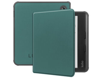 Lunso Kobo Libra Colour hoes (7 inch) - sleepcover - Donkergroen
