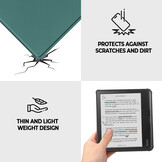 Kobo Libra Colour hoes (7 inch) Sleepcover - Donkergroen