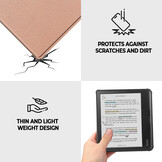 Kobo Libra Colour hoes (7 inch) Sleepcover - Rose Goud