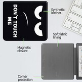 Kobo Libra Colour hoes (7 inch) Sleepcover - Don't Touch