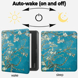 Kobo Libra Colour hoes (7 inch) Sleepcover - Van Gogh Amandelbloesem