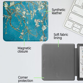 Kobo Libra Colour hoes (7 inch) Sleepcover - Van Gogh Amandelbloesem