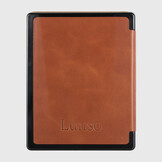Kobo Aura Edition 1 hoes (6 inch) Leren sleepcover - Cognac