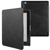 Kobo Aura H20 Edition 2 hoes (6.8 inch) Leren sleepcover - Zwart