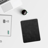 Kobo Aura H20 Edition 2 hoes (6.8 inch) Leren sleepcover - Zwart