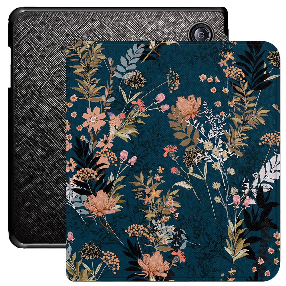 Kobo Libra Colour hoes (7 inch) Vegan Saffiano leren sleepcover - Urban Park