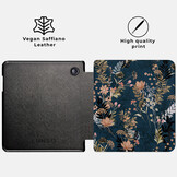 Kobo Libra Colour hoes (7 inch) Vegan Saffiano leren sleepcover - Urban Park
