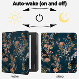 Kobo Libra Colour hoes (7 inch) Vegan Saffiano leren sleepcover - Urban Park