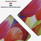 Kobo Libra Colour hoes (7 inch) Vegan Saffiano leren sleepcover - Tulpen