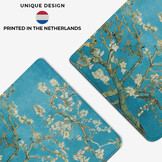 Kobo Libra Colour hoes (7 inch) Vegan Saffiano leren sleepcover - Van Gogh Amandelbloesem
