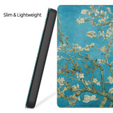 Kobo Libra Colour hoes (7 inch) Vegan Saffiano leren sleepcover - Van Gogh Amandelbloesem