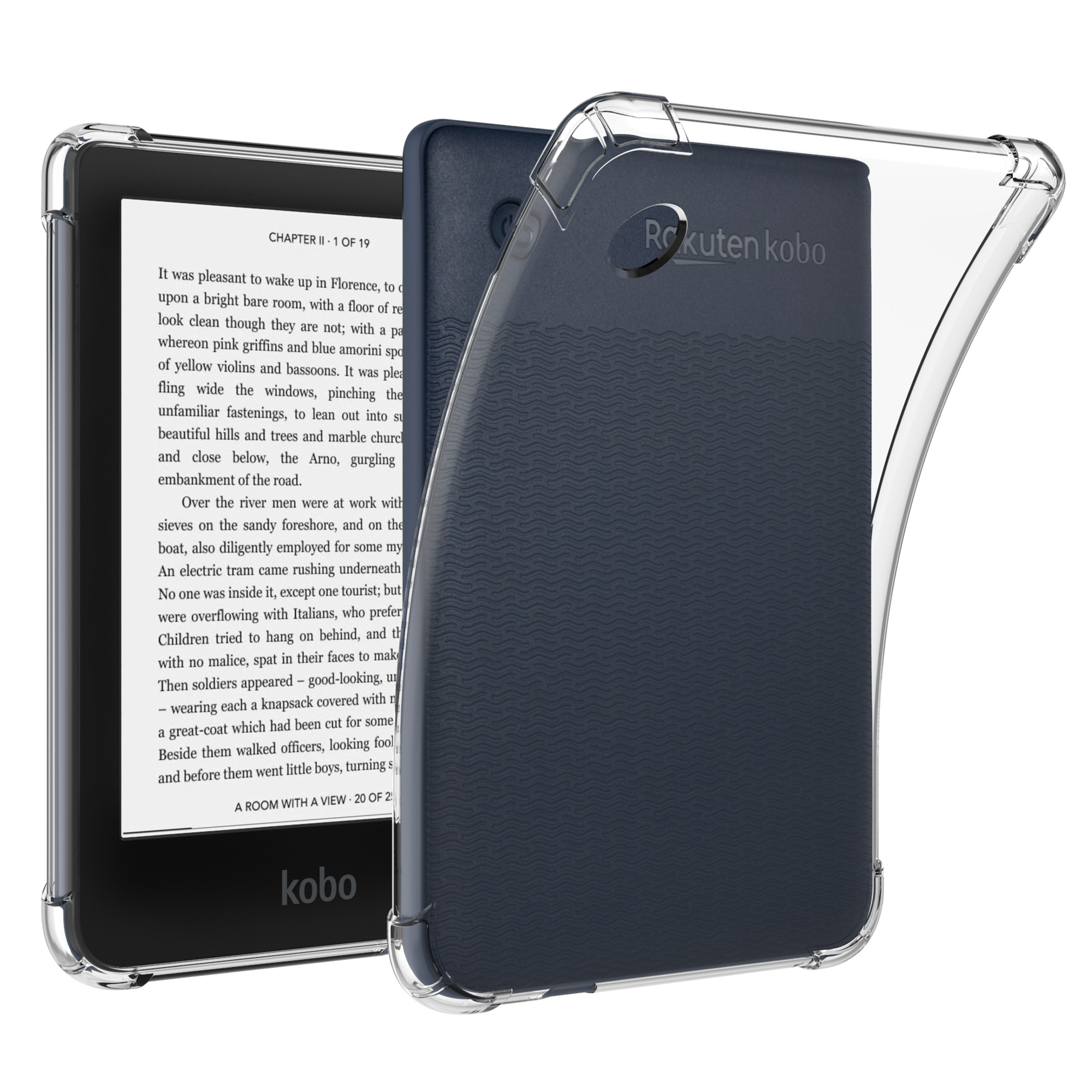 Kobo Clara 2E TPU Backcover hoes Transparant