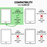 Kobo Clara HDTPU Backcover hoes Transparant