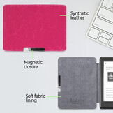 Kobo Glo / Glo HD / Touch 2.0 hoes (6 inch) Sleepcover - Roze