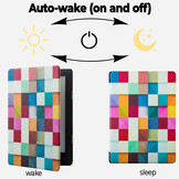Kobo Aura H20 Edition 2 hoes (6.8 inch) Sleepcover - Blokken