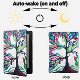 Kobo Aura H20 Edition 2 hoes (6.8 inch) Sleepcover - Kleurrijke Boom