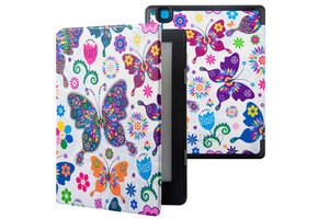 Lunso Kobo Aura H20 Edition 2 hoes (6.8 inch) - sleepcover - Vlinders