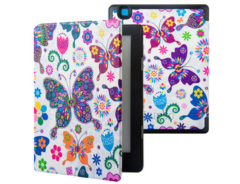 Lunso Kobo Aura H20 Edition 2 hoes (6.8 inch) - sleepcover - Vlinders