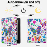 Kobo Aura H20 Edition 2 hoes (6.8 inch) Sleepcover - Vlinders