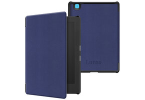 Lunso Kobo Aura H20 Edition 2 hoes (6.8 inch) - sleepcover - Donkerblauw