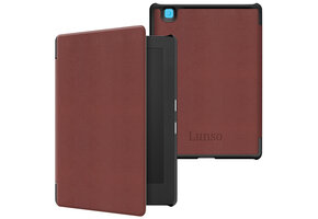 Lunso Kobo Aura H20 Edition 2 hoes (6.8 inch) - sleepcover - Bruin