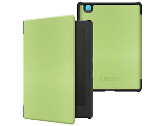 Lunso Kobo Aura H20 Edition 2 hoes (6.8 inch) - sleepcover - Groen