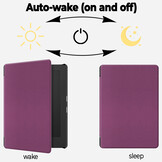 Kobo Aura H20 Edition 2 hoes (6.8 inch) Sleepcover - Paars
