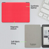 Kobo Aura H20 Edition 2 hoes (6.8 inch) Sleepcover - Rood