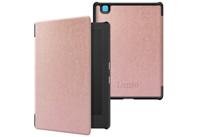 Lunso Kobo Aura H20 Edition 2 hoes (6.8 inch) - sleepcover - Rose Goud