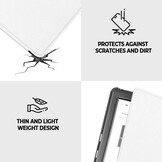 Kobo Glo / Glo HD / Touch 2.0 hoes (6 inch) Sleepcover - Wit