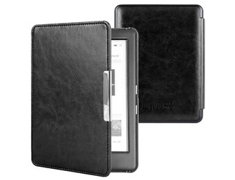 Lunso Kobo Glo / Glo HD / Touch 2.0 hoes (6 inch) - sleepcover - Zwart