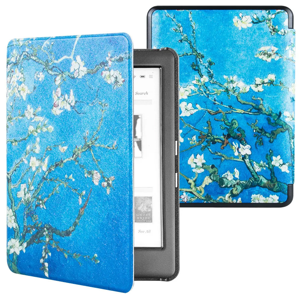 Kobo Glo / Glo HD / Touch 2.0 (6 inch) Sleep cover hoes - Van Gogh Amandelbloesem
