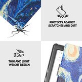Kobo Glo / Glo HD / Touch 2.0 (6 inch) Sleep cover hoes - Van Gogh Sterrennacht