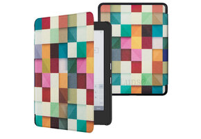 Lunso - Kobo Glo / Glo HD / Touch 2.0 hoes (6 inch) - sleep cover - Blokken