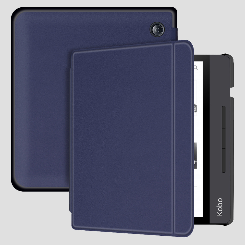 Kobo Libra H20 hoes (7 inch) Sleepcover - Bluaw