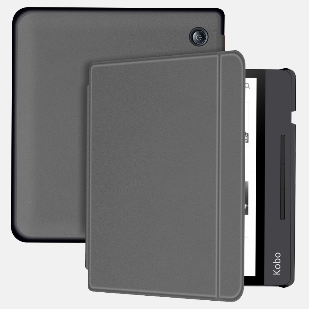 Kobo Libra H20 hoes (7 inch) Sleepcover -  Grijs