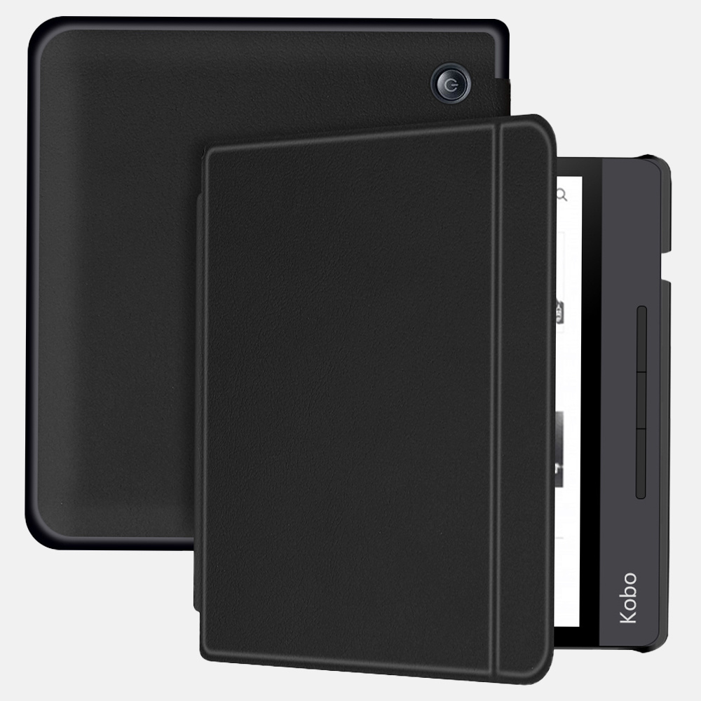 Kobo Libra H20 hoes (7 inch) Sleepcover - Zwart