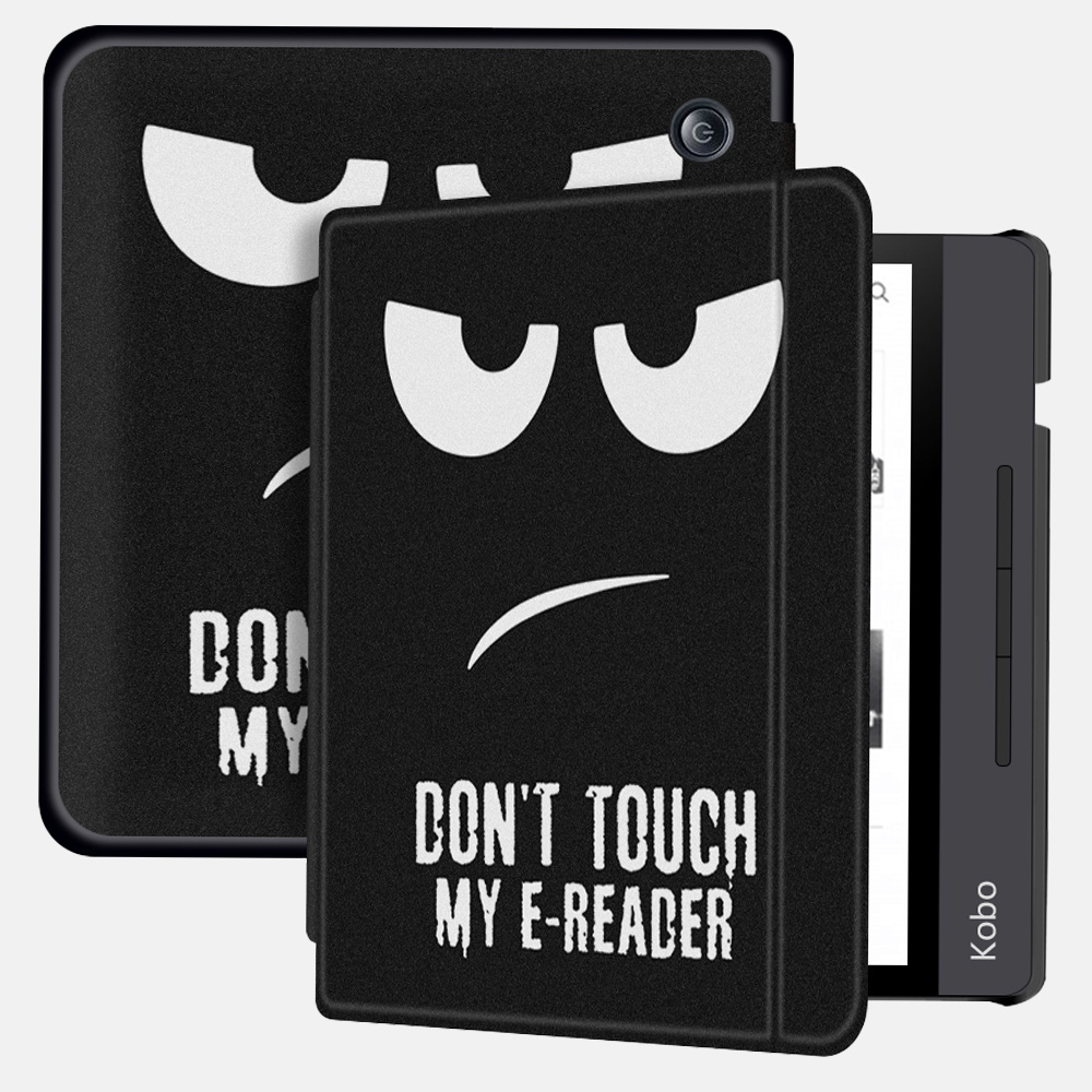 Lunso Kobo Libra H20 hoes (7 inch) Sleep cover -   Don't Touch