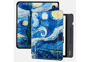 Lunso Kobo Libra H20 hoes (7 inch) - sleep cover - Van Gogh Schilderij