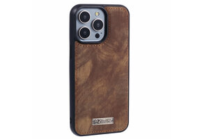 Caseme iPhone 15 Pro Max hoesje - Backcover - Bruin