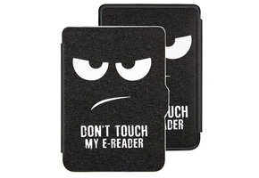 Lunso - Kobo Clara HD hoes (6 inch) - sleep cover - Don't Touch